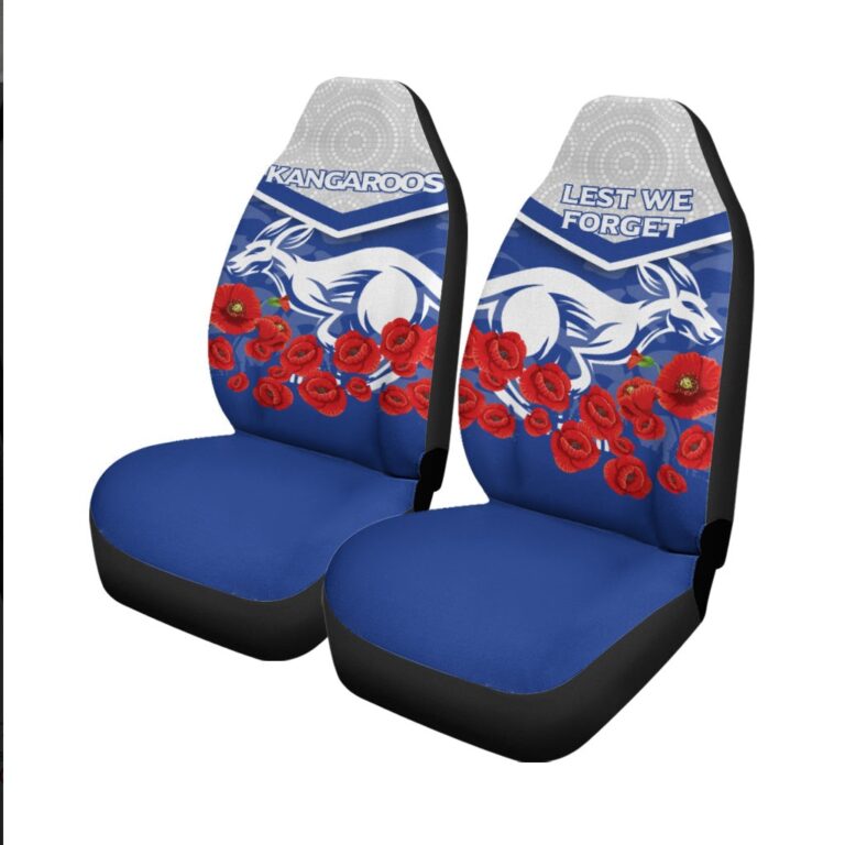 Australian Football League store - Loyal fans of North Melbourne Football Club's Set 2 Car Seat Cover:vintage Australian Football League suit,uniform,apparel,shirts,merch,hoodie,jackets,shorts,sweatshirt,outfits,clothes