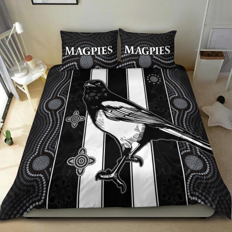 Australian Football League store - Loyal fans of Collingwood Football Club's Bedding Duvet Cover + 1/2 Pillow Cases:vintage Australian Football League suit,uniform,apparel,shirts,merch,hoodie,jackets,shorts,sweatshirt,outfits,clothes