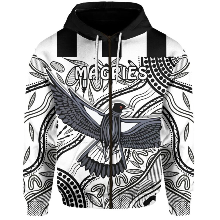 Australian Football League store - Loyal fans of Collingwood Football Club's Unisex Zip Hoodie:vintage Australian Football League suit,uniform,apparel,shirts,merch,hoodie,jackets,shorts,sweatshirt,outfits,clothes