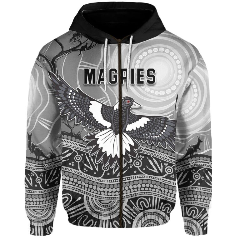 Australian Football League store - Loyal fans of Collingwood Football Club's Unisex Zip Hoodie:vintage Australian Football League suit,uniform,apparel,shirts,merch,hoodie,jackets,shorts,sweatshirt,outfits,clothes