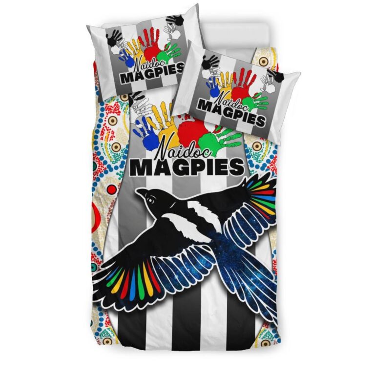 Australian Football League store - Loyal fans of Collingwood Football Club's Bedding Duvet Cover + 1/2 Pillow Cases:vintage Australian Football League suit,uniform,apparel,shirts,merch,hoodie,jackets,shorts,sweatshirt,outfits,clothes