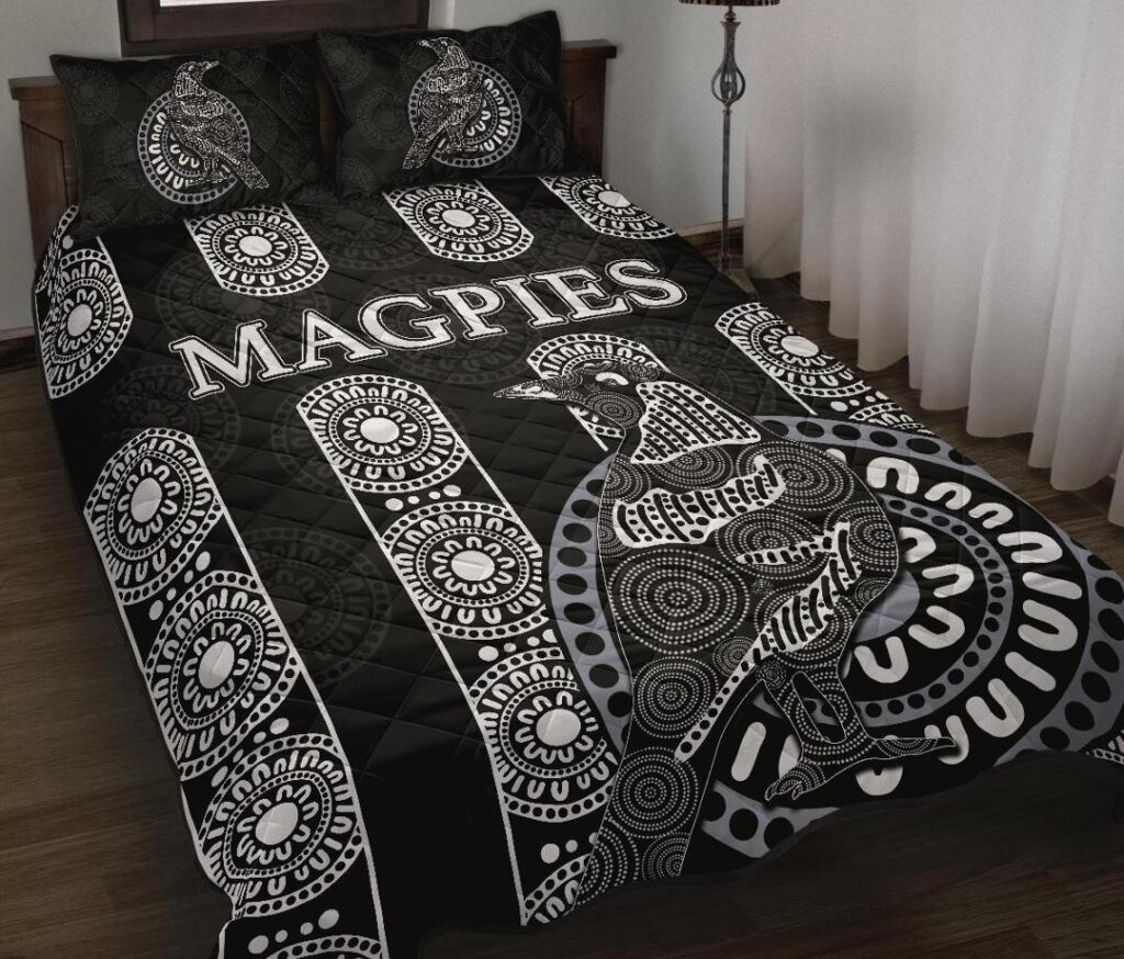 Australian Football League store - Loyal fans of Collingwood Football Club's Quilt + 1/2 Pillow Cases:vintage Australian Football League suit,uniform,apparel,shirts,merch,hoodie,jackets,shorts,sweatshirt,outfits,clothes