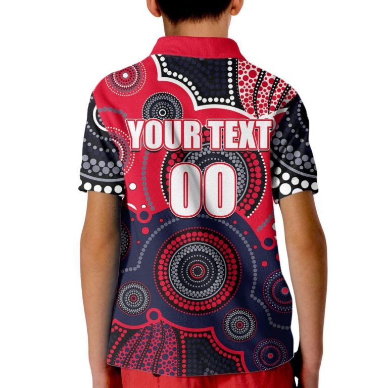 Australian Football League store - Loyal fans of Melbourne Demons's Kid Polo Shirt:vintage Australian Football League suit,uniform,apparel,shirts,merch,hoodie,jackets,shorts,sweatshirt,outfits,clothes