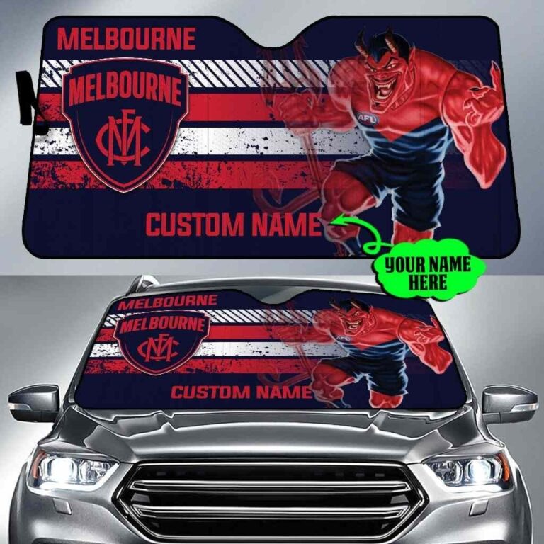 Australian Football League store - Loyal fans of Melbourne Demons's Auto Sun Shades:vintage Australian Football League suit,uniform,apparel,shirts,merch,hoodie,jackets,shorts,sweatshirt,outfits,clothes