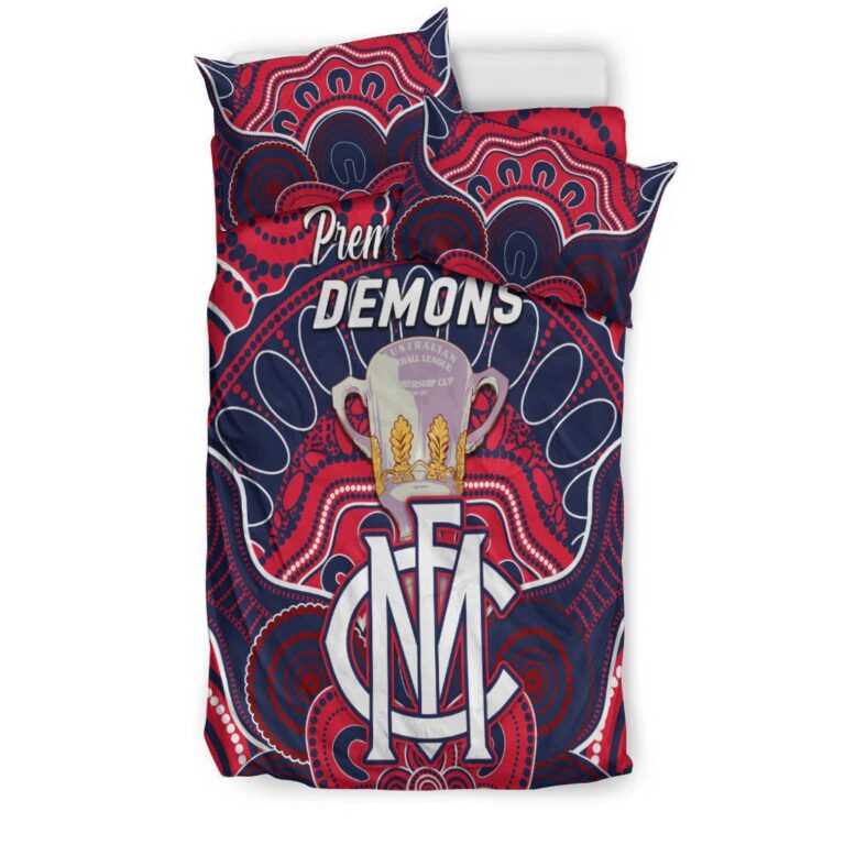 Australian Football League store - Loyal fans of Melbourne Football Club's Bedding Duvet Cover + 1/2 Pillow Cases:vintage Australian Football League suit,uniform,apparel,shirts,merch,hoodie,jackets,shorts,sweatshirt,outfits,clothes