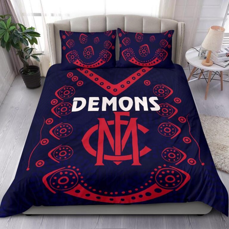 Australian Football League store - Loyal fans of Melbourne Football Club's Bedding Duvet Cover + 1/2 Pillow Cases:vintage Australian Football League suit,uniform,apparel,shirts,merch,hoodie,jackets,shorts,sweatshirt,outfits,clothes
