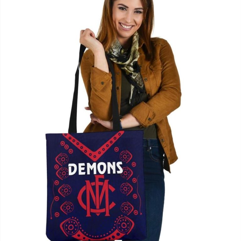 Australian Football League store - Loyal fans of Melbourne Demons's Tote Bag:vintage Australian Football League suit,uniform,apparel,shirts,merch,hoodie,jackets,shorts,sweatshirt,outfits,clothes