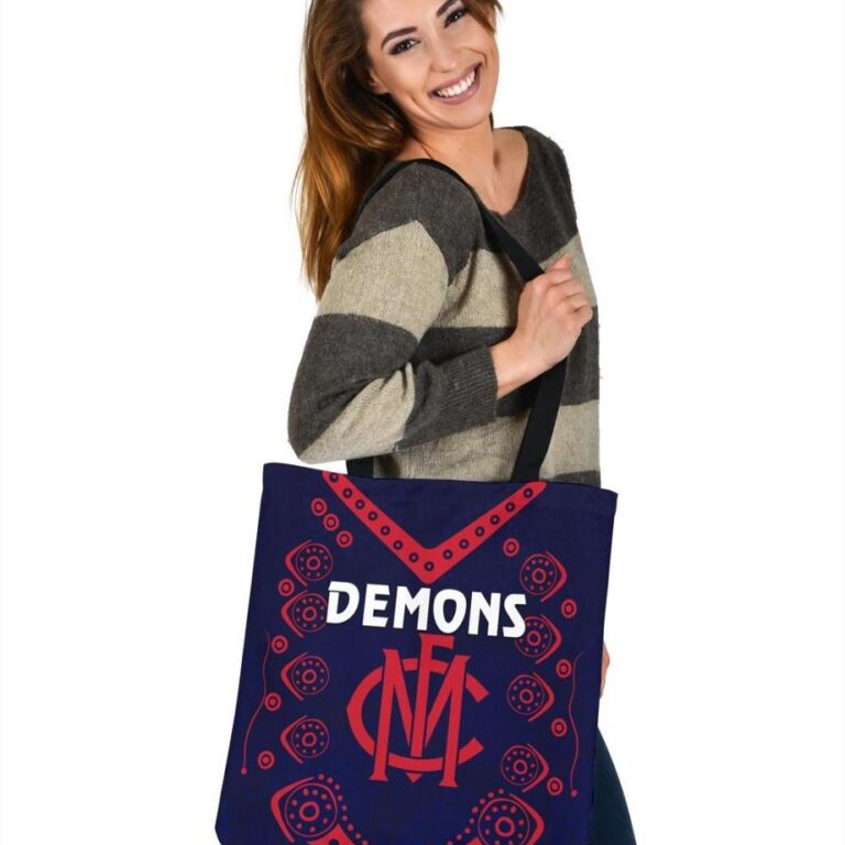 Australian Football League store - Loyal fans of Melbourne Demons's Tote Bag:vintage Australian Football League suit,uniform,apparel,shirts,merch,hoodie,jackets,shorts,sweatshirt,outfits,clothes