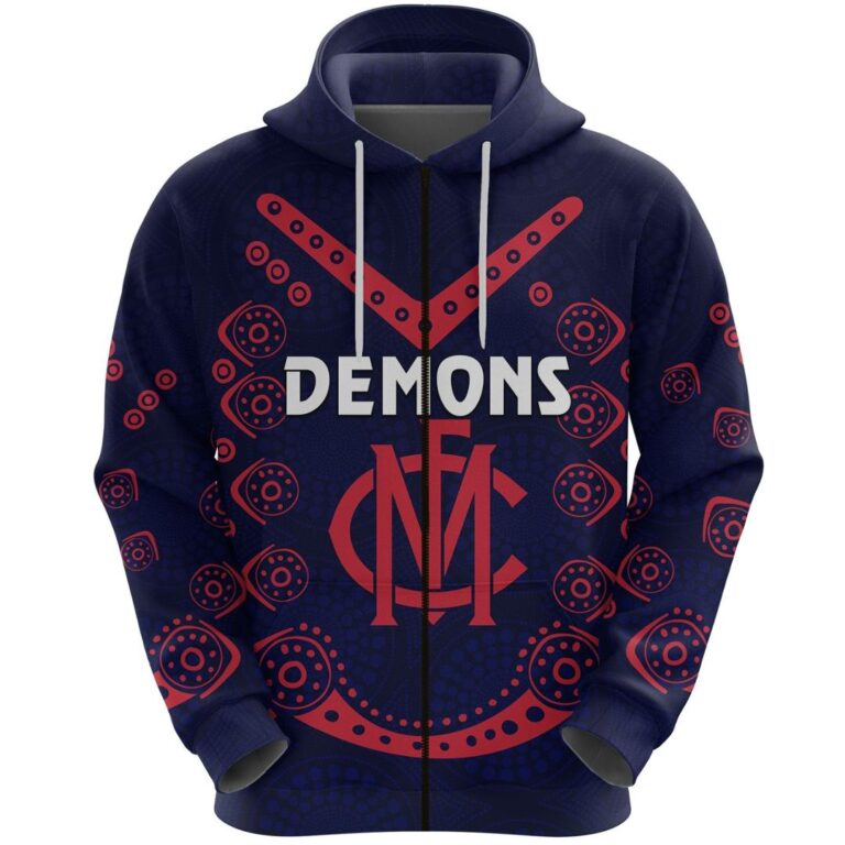 Australian Football League store - Loyal fans of Melbourne Football Club's Unisex Zip Hoodie:vintage Australian Football League suit,uniform,apparel,shirts,merch,hoodie,jackets,shorts,sweatshirt,outfits,clothes