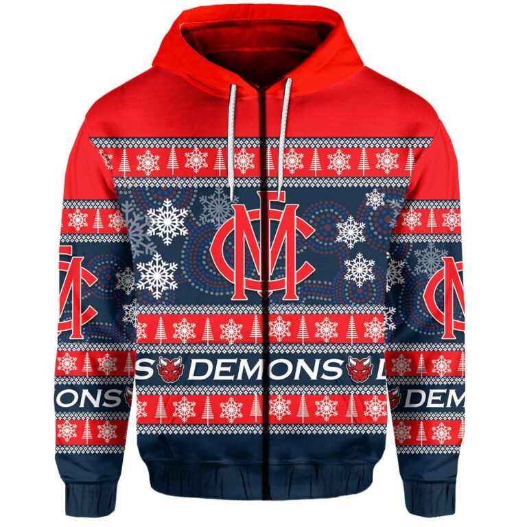 Australian Football League store - Loyal fans of Melbourne Football Club's Unisex Zip Hoodie:vintage Australian Football League suit,uniform,apparel,shirts,merch,hoodie,jackets,shorts,sweatshirt,outfits,clothes