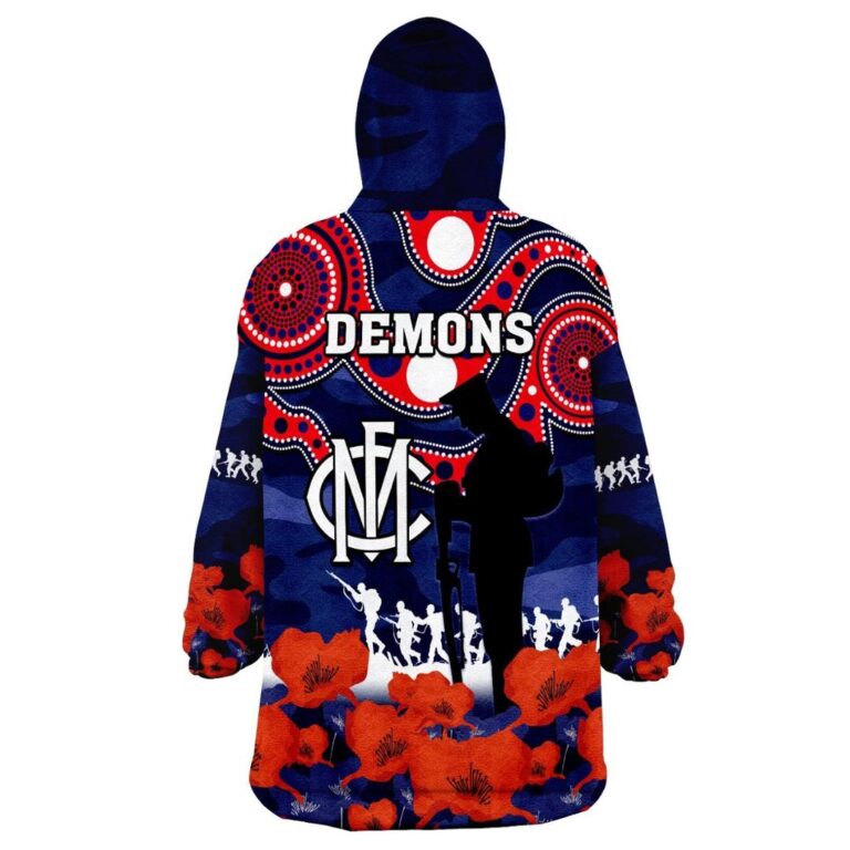 Australian Football League store - Loyal fans of Melbourne Football Club's Unisex Oodie,Kid Oodie:vintage Australian Football League suit,uniform,apparel,shirts,merch,hoodie,jackets,shorts,sweatshirt,outfits,clothes