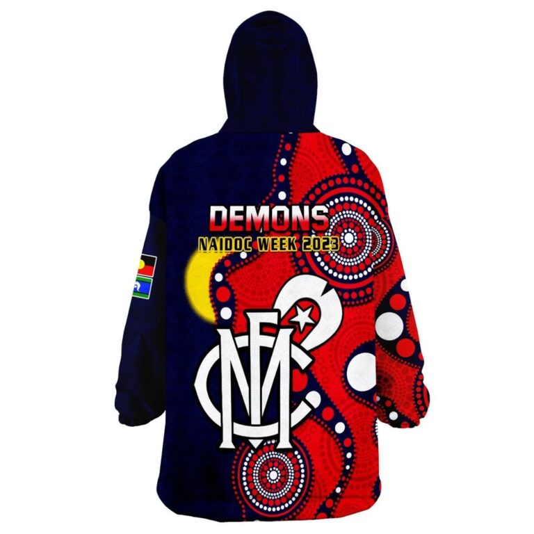 Australian Football League store - Loyal fans of Melbourne Football Club's Unisex Oodie,Kid Oodie:vintage Australian Football League suit,uniform,apparel,shirts,merch,hoodie,jackets,shorts,sweatshirt,outfits,clothes