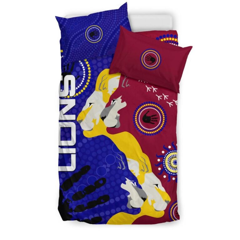 Australian Football League store - Loyal fans of Brisbane Lions's Bedding Duvet Cover + 1/2 Pillow Cases:vintage Australian Football League suit,uniform,apparel,shirts,merch,hoodie,jackets,shorts,sweatshirt,outfits,clothes