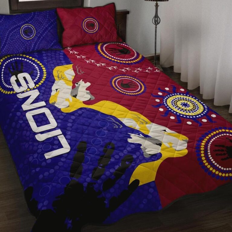 Australian Football League store - Loyal fans of Brisbane Lions's Quilt + 1/2 Pillow Cases:vintage Australian Football League suit,uniform,apparel,shirts,merch,hoodie,jackets,shorts,sweatshirt,outfits,clothes