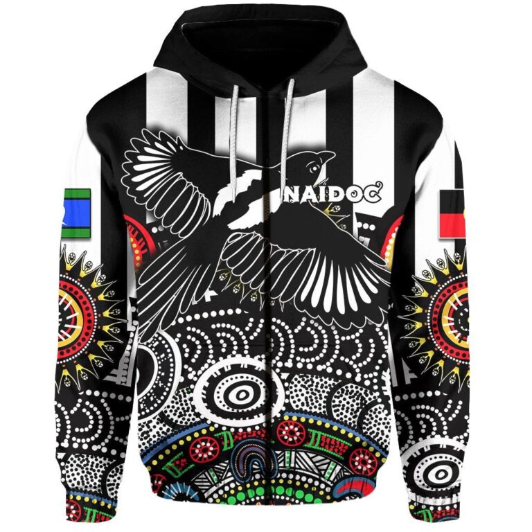 Australian Football League store - Loyal fans of Collingwood Football Club's Unisex Zip Hoodie:vintage Australian Football League suit,uniform,apparel,shirts,merch,hoodie,jackets,shorts,sweatshirt,outfits,clothes