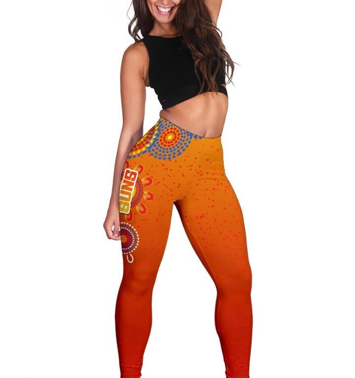 Australian Football League store - Loyal fans of Gold Coast Suns's Leggings:vintage Australian Football League suit,uniform,apparel,shirts,merch,hoodie,jackets,shorts,sweatshirt,outfits,clothes
