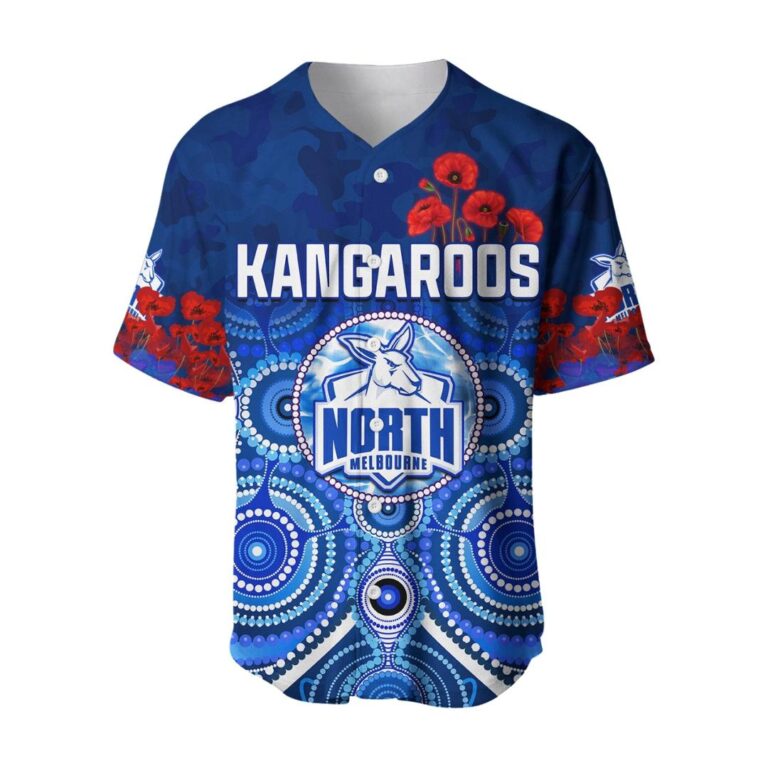 Australian Football League store - Loyal fans of North Melbourne Kangaroos's Unisex Baseball Jerseys,Kid Baseball Jerseys,Youth Baseball Jerseys:vintage Australian Football League suit,uniform,apparel,shirts,merch,hoodie,jackets,shorts,sweatshirt,outfits,clothes