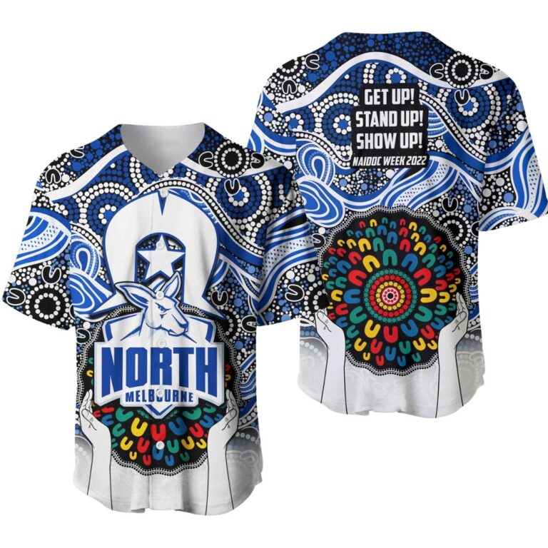 Australian Football League store - Loyal fans of North Melbourne Kangaroos's Unisex Baseball Jerseys,Kid Baseball Jerseys,Youth Baseball Jerseys:vintage Australian Football League suit,uniform,apparel,shirts,merch,hoodie,jackets,shorts,sweatshirt,outfits,clothes