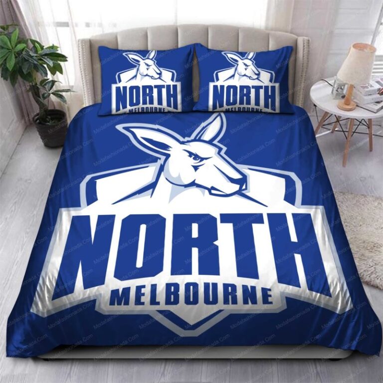Australian Football League store - Loyal fans of North Melbourne Football Club's Bedding Duvet Cover + 1/2 Pillow Cases:vintage Australian Football League suit,uniform,apparel,shirts,merch,hoodie,jackets,shorts,sweatshirt,outfits,clothes