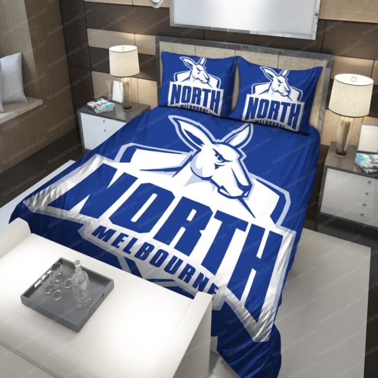 Australian Football League store - Loyal fans of North Melbourne Football Club's Bedding Duvet Cover + 1/2 Pillow Cases:vintage Australian Football League suit,uniform,apparel,shirts,merch,hoodie,jackets,shorts,sweatshirt,outfits,clothes