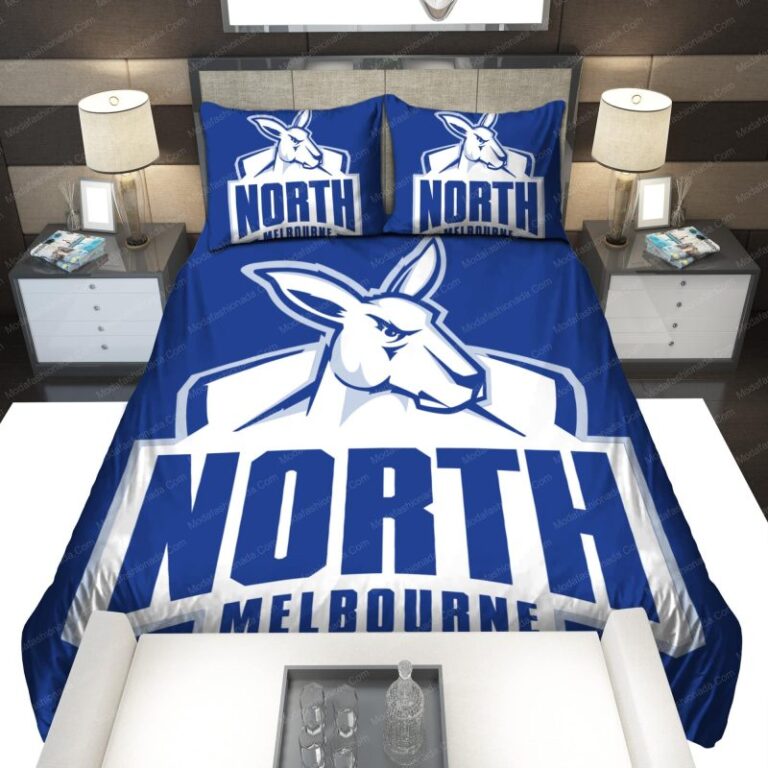 Australian Football League store - Loyal fans of North Melbourne Football Club's Bedding Duvet Cover + 1/2 Pillow Cases:vintage Australian Football League suit,uniform,apparel,shirts,merch,hoodie,jackets,shorts,sweatshirt,outfits,clothes