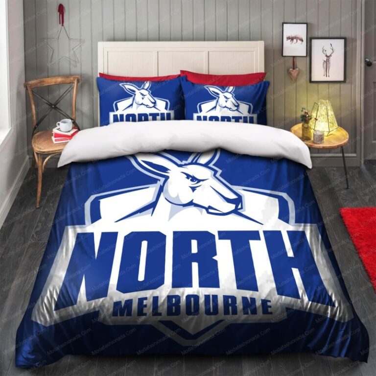 Australian Football League store - Loyal fans of North Melbourne Football Club's Bedding Duvet Cover + 1/2 Pillow Cases:vintage Australian Football League suit,uniform,apparel,shirts,merch,hoodie,jackets,shorts,sweatshirt,outfits,clothes