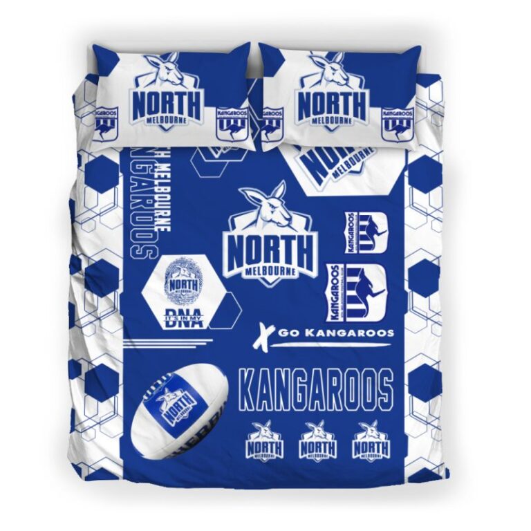 Australian Football League store - Loyal fans of North Melbourne Football Club's Bedding Duvet Cover + 1/2 Pillow Cases:vintage Australian Football League suit,uniform,apparel,shirts,merch,hoodie,jackets,shorts,sweatshirt,outfits,clothes