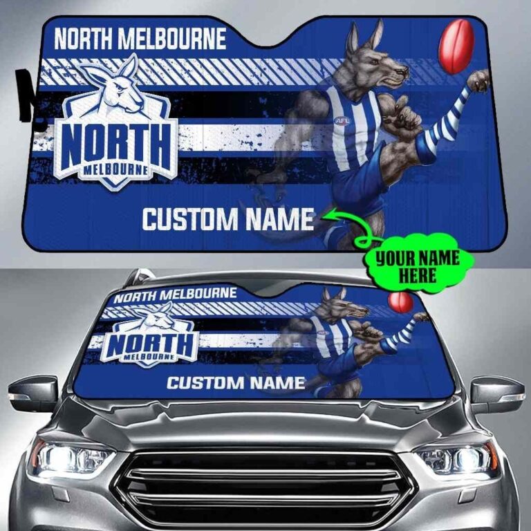 Australian Football League store - Loyal fans of North Melbourne Kangaroos's Auto Sun Shades:vintage Australian Football League suit,uniform,apparel,shirts,merch,hoodie,jackets,shorts,sweatshirt,outfits,clothes