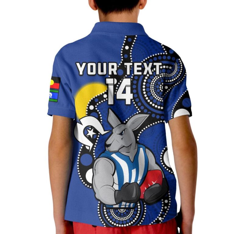 Australian Football League store - Loyal fans of North Melbourne Kangaroos's Kid Polo Shirt:vintage Australian Football League suit,uniform,apparel,shirts,merch,hoodie,jackets,shorts,sweatshirt,outfits,clothes