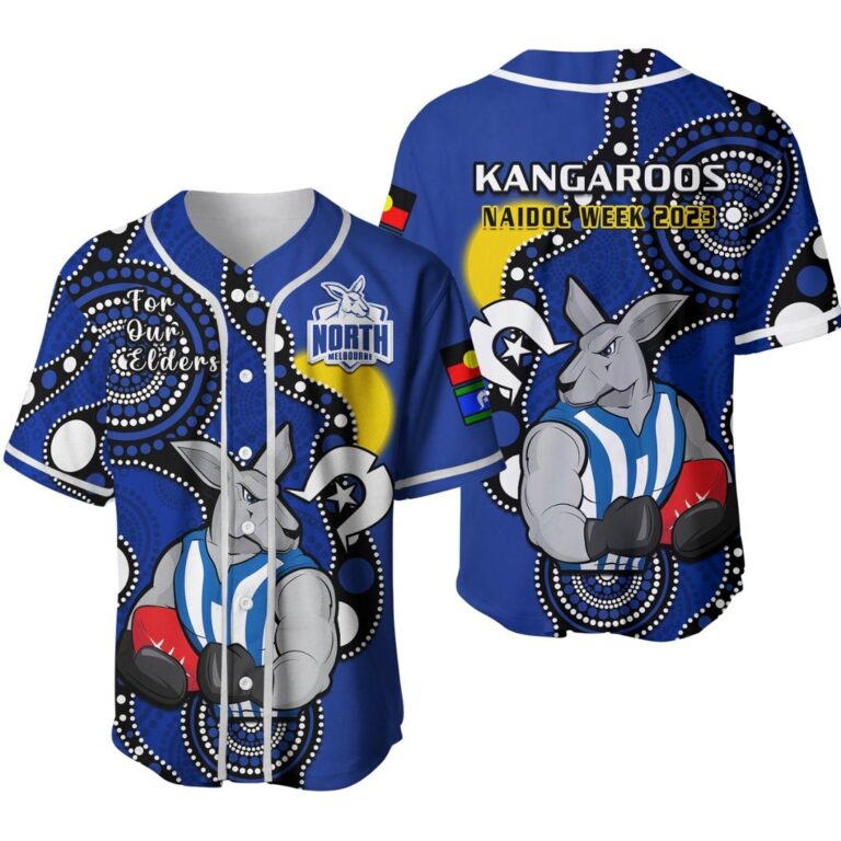 Australian Football League store - Loyal fans of North Melbourne Kangaroos's Unisex Baseball Jerseys,Kid Baseball Jerseys,Youth Baseball Jerseys:vintage Australian Football League suit,uniform,apparel,shirts,merch,hoodie,jackets,shorts,sweatshirt,outfits,clothes