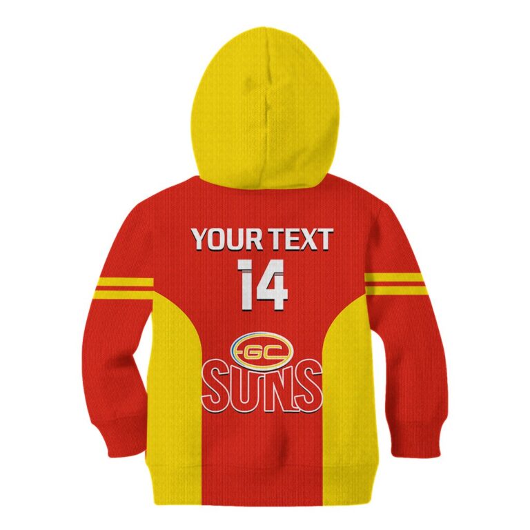 Australian Football League store - Loyal fans of Gold Coast Suns's Kid Hoodie,Kid Zip Hoodie:vintage Australian Football League suit,uniform,apparel,shirts,merch,hoodie,jackets,shorts,sweatshirt,outfits,clothes