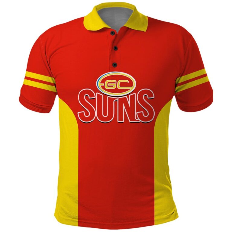 Australian Football League store - Loyal fans of Gold Coast Suns's Unisex Polo Shirt:vintage Australian Football League suit,uniform,apparel,shirts,merch,hoodie,jackets,shorts,sweatshirt,outfits,clothes