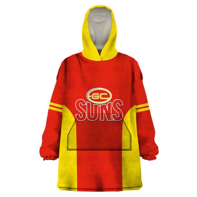 Australian Football League store - Loyal fans of Gold Coast Suns's Unisex Oodie,Kid Oodie:vintage Australian Football League suit,uniform,apparel,shirts,merch,hoodie,jackets,shorts,sweatshirt,outfits,clothes
