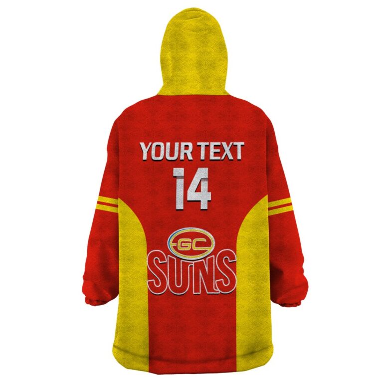 Australian Football League store - Loyal fans of Gold Coast Suns's Unisex Oodie,Kid Oodie:vintage Australian Football League suit,uniform,apparel,shirts,merch,hoodie,jackets,shorts,sweatshirt,outfits,clothes