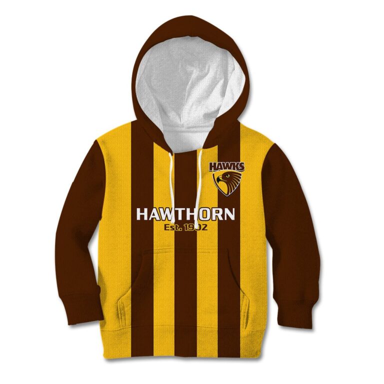 Australian Football League store - Loyal fans of Hawthorn Football Club's Kid Hoodie,Kid Zip Hoodie:vintage Australian Football League suit,uniform,apparel,shirts,merch,hoodie,jackets,shorts,sweatshirt,outfits,clothes