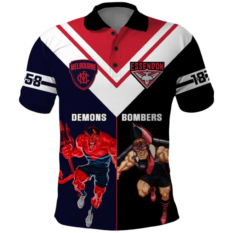 Australian Football League store - Loyal fans of Essendon Bombers's Unisex Polo Shirt:vintage Australian Football League suit,uniform,apparel,shirts,merch,hoodie,jackets,shorts,sweatshirt,outfits,clothes