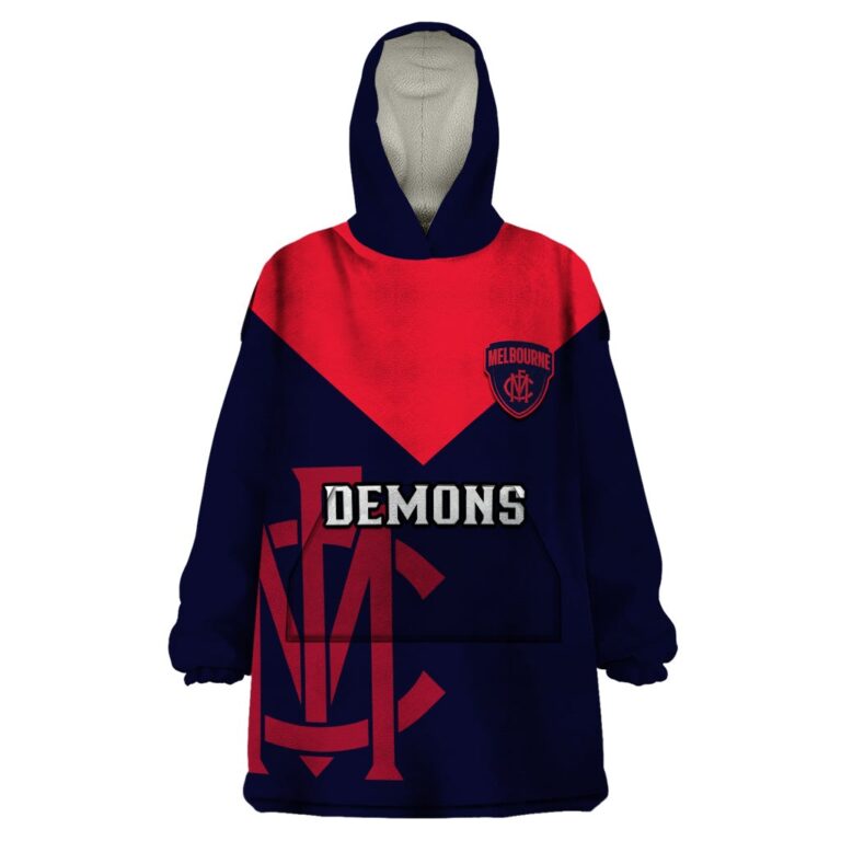 Australian Football League store - Loyal fans of Melbourne Football Club's Unisex Oodie,Kid Oodie:vintage Australian Football League suit,uniform,apparel,shirts,merch,hoodie,jackets,shorts,sweatshirt,outfits,clothes