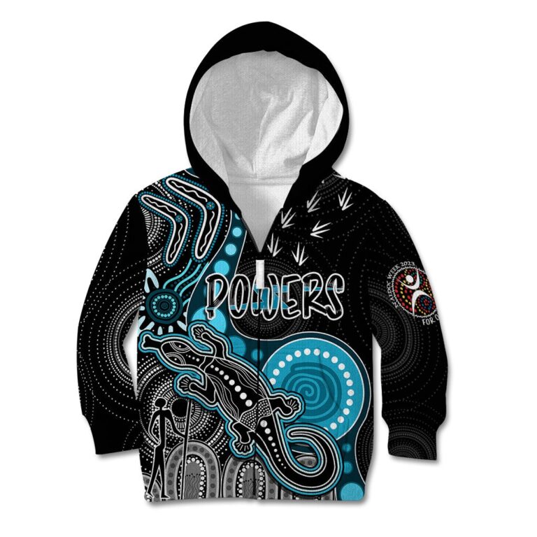 Australian Football League store - Loyal fans of Port Adelaide Football Club's Kid Hoodie,Kid Zip Hoodie:vintage Australian Football League suit,uniform,apparel,shirts,merch,hoodie,jackets,shorts,sweatshirt,outfits,clothes