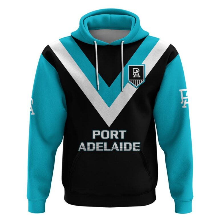 Australian Football League store - Loyal fans of Port Adelaide Football Club's Unisex Hoodie:vintage Australian Football League suit,uniform,apparel,shirts,merch,hoodie,jackets,shorts,sweatshirt,outfits,clothes