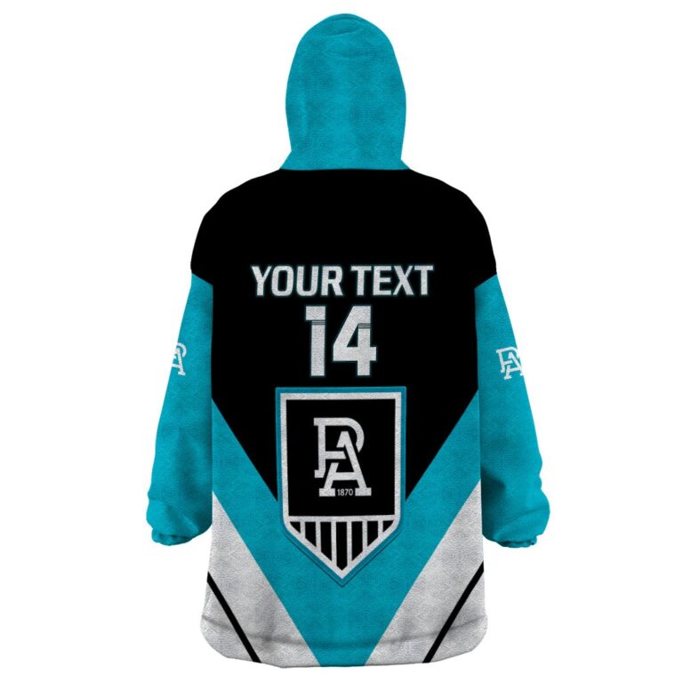 Australian Football League store - Loyal fans of Port Adelaide Football Club's Unisex Oodie,Kid Oodie:vintage Australian Football League suit,uniform,apparel,shirts,merch,hoodie,jackets,shorts,sweatshirt,outfits,clothes