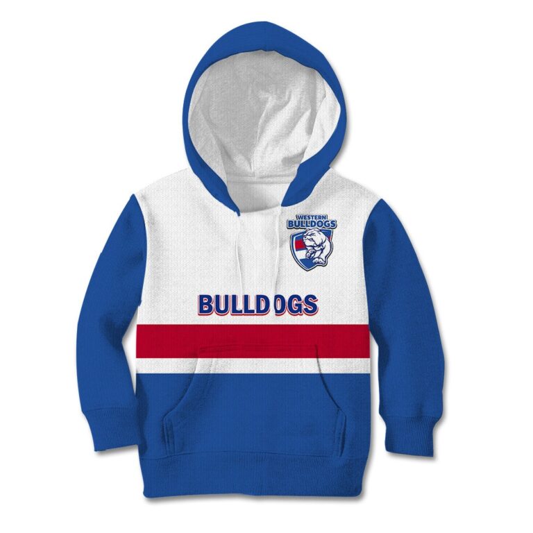Australian Football League store - Loyal fans of Western Bulldogs's Kid Hoodie,Kid Zip Hoodie:vintage Australian Football League suit,uniform,apparel,shirts,merch,hoodie,jackets,shorts,sweatshirt,outfits,clothes