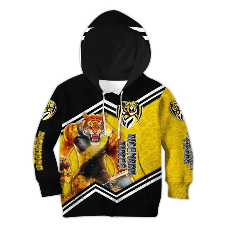 Australian Football League store - Loyal fans of Richmond Football Club's Kid Hoodie,Kid Zip Hoodie:vintage Australian Football League suit,uniform,apparel,shirts,merch,hoodie,jackets,shorts,sweatshirt,outfits,clothes