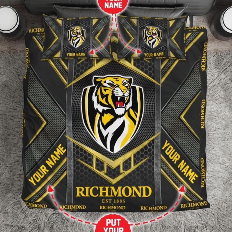 Australian Football League store - Loyal fans of Richmond Football Club's Bedding Duvet Cover + 1/2 Pillow Cases:vintage Australian Football League suit,uniform,apparel,shirts,merch,hoodie,jackets,shorts,sweatshirt,outfits,clothes