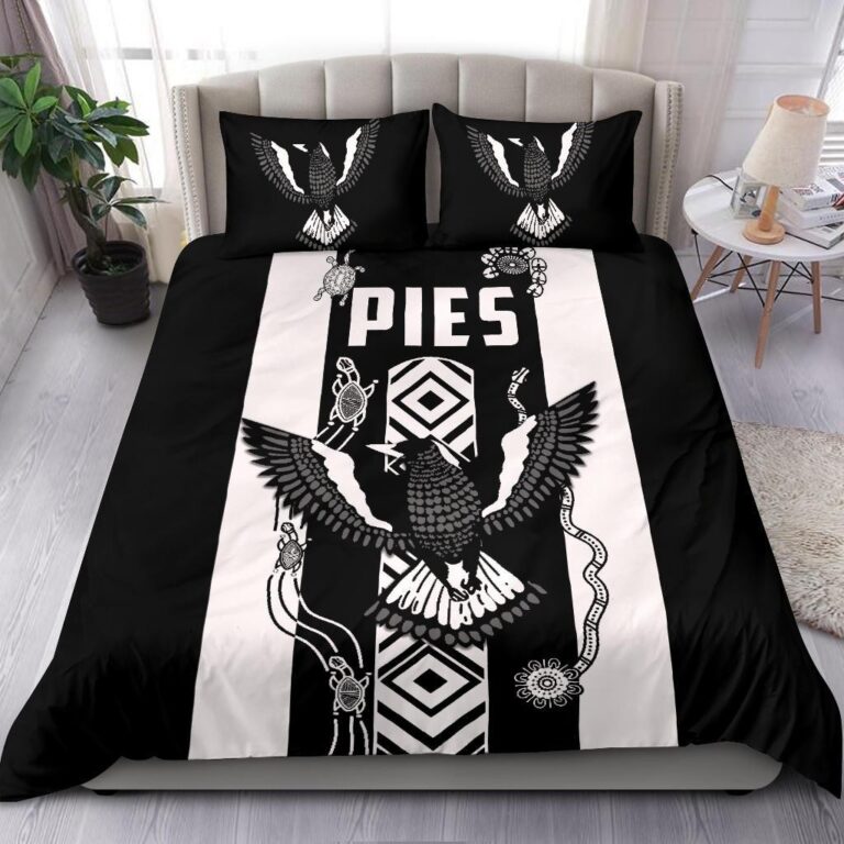 Australian Football League store - Loyal fans of Collingwood Football Club's Bedding Duvet Cover + 1/2 Pillow Cases:vintage Australian Football League suit,uniform,apparel,shirts,merch,hoodie,jackets,shorts,sweatshirt,outfits,clothes