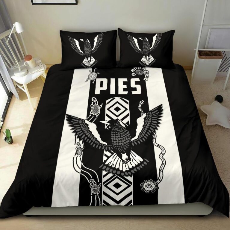 Australian Football League store - Loyal fans of Collingwood Football Club's Bedding Duvet Cover + 1/2 Pillow Cases:vintage Australian Football League suit,uniform,apparel,shirts,merch,hoodie,jackets,shorts,sweatshirt,outfits,clothes