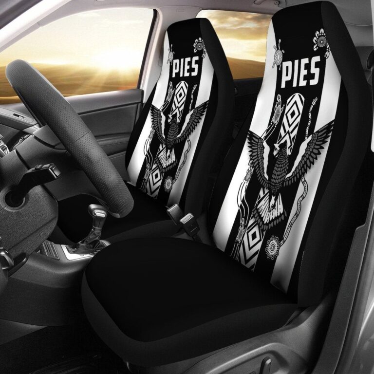 Australian Football League store - Loyal fans of Collingwood Football Club's Set 2 Car Seat Cover:vintage Australian Football League suit,uniform,apparel,shirts,merch,hoodie,jackets,shorts,sweatshirt,outfits,clothes