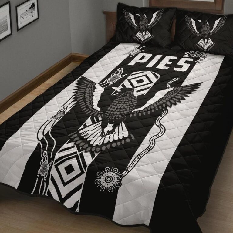 Australian Football League store - Loyal fans of Collingwood Football Club's Quilt + 1/2 Pillow Cases:vintage Australian Football League suit,uniform,apparel,shirts,merch,hoodie,jackets,shorts,sweatshirt,outfits,clothes