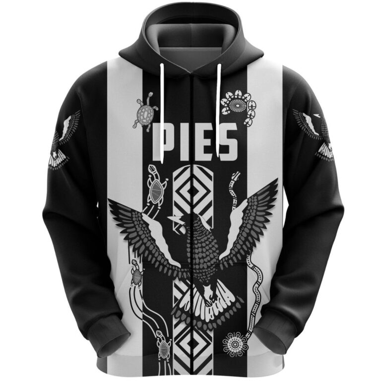 Australian Football League store - Loyal fans of Collingwood Football Club's Unisex Zip Hoodie:vintage Australian Football League suit,uniform,apparel,shirts,merch,hoodie,jackets,shorts,sweatshirt,outfits,clothes