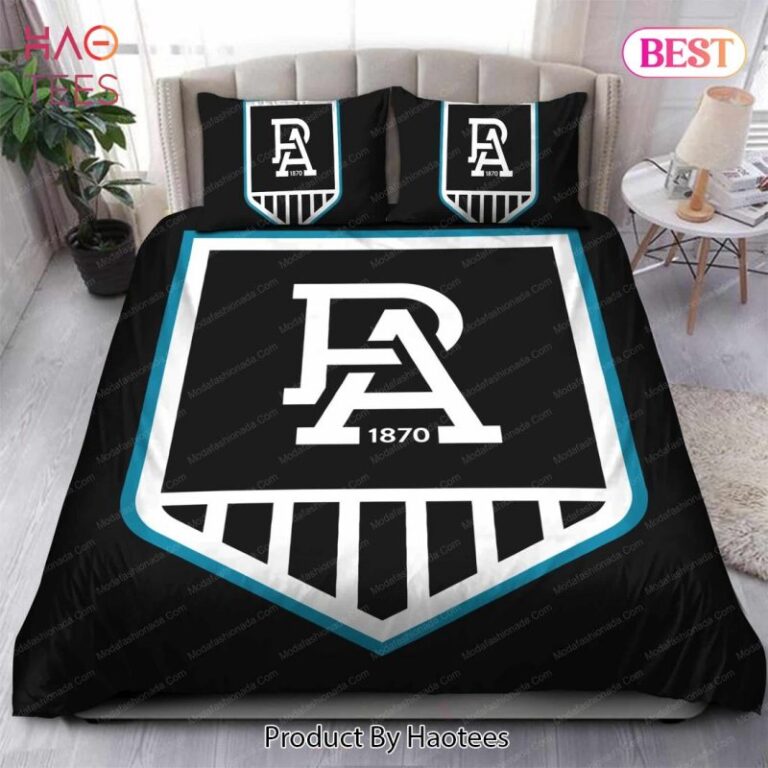 Australian Football League store - Loyal fans of Port Adelaide Football Club's Bedding Duvet Cover + 1/2 Pillow Cases:vintage Australian Football League suit,uniform,apparel,shirts,merch,hoodie,jackets,shorts,sweatshirt,outfits,clothes