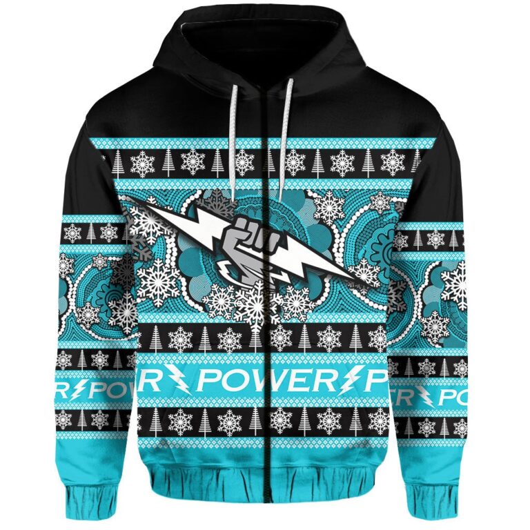 Australian Football League store - Loyal fans of Port Adelaide Football Club's Unisex Zip Hoodie:vintage Australian Football League suit,uniform,apparel,shirts,merch,hoodie,jackets,shorts,sweatshirt,outfits,clothes